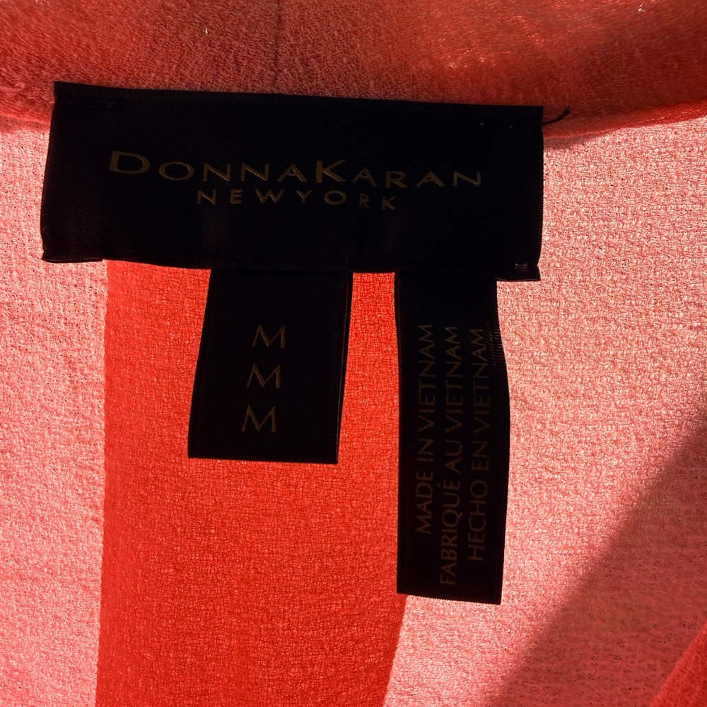 Donna Karan Coral Blouse - Picture 2 of 3